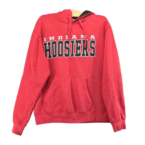 Stadium Athletics Indiana Hoosiers Drawstring Hoodie Sweatshirt Mens Medium Red - Picture 1 of 15